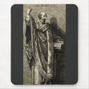 Saint Cyril of Jerusalem Confessor Mouse Pad