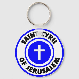 Saint Cyril of Jerusalem Keychain