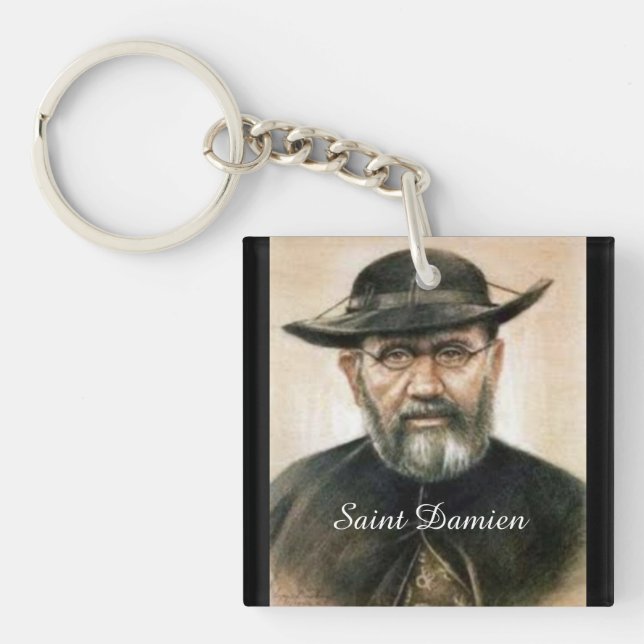 Saint Damien Keychain (Front)