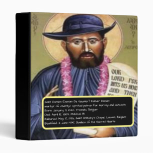 Saint Damien Père Damien Classeur