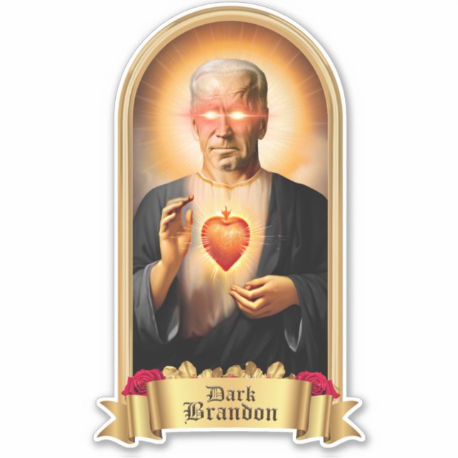 Saint Dark Brandon Prayer Candle (Front)