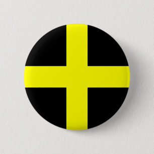saint david flag 2 inch round button