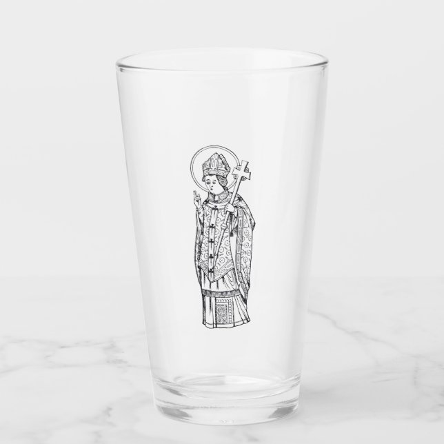 Saint Deiniol Abbot and Bishop Glass (Front)
