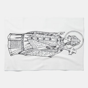 Saint Deiniol Abbot and Bishop Kitchen Towel
