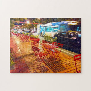 Saint Denis Montreal. Jigsaw Puzzle