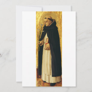 Saint Dominic by Carlo Crivelli Invitation