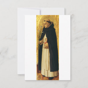 Saint Dominic by Carlo Crivelli Thank You Card