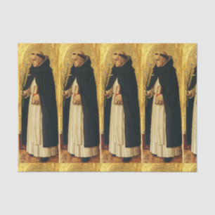 Saint Dominic by Carlo Crivelli Tissue Paper