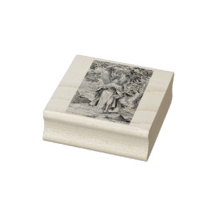 Saint Dominic Castilian Catholic priest Rubber Stamp