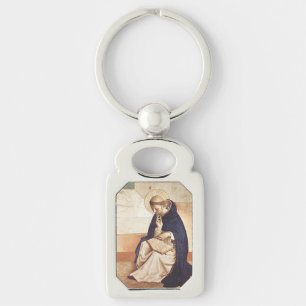 Saint Dominic de Guzman by Fra Angelico Keychain