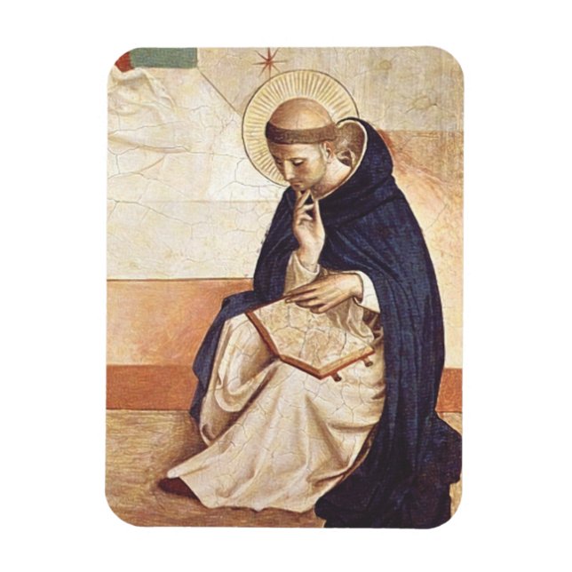 Saint Dominic de Guzman by Fra Angelico Magnet (Vertical)