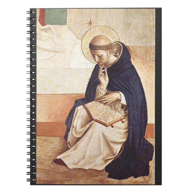 Saint Dominic de Guzman by Fra Angelico Notebook (Front)