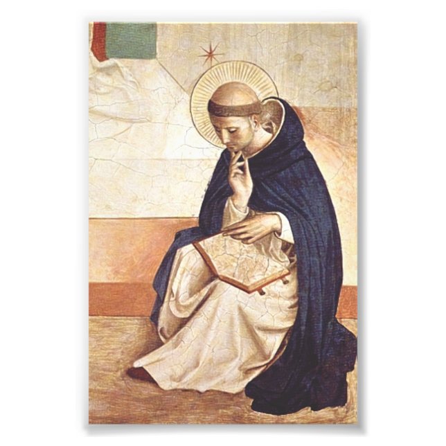 Saint Dominic de Guzman by Fra Angelico Photo Print (Front)