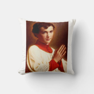 Saint Dominic Savio Throw Pillow