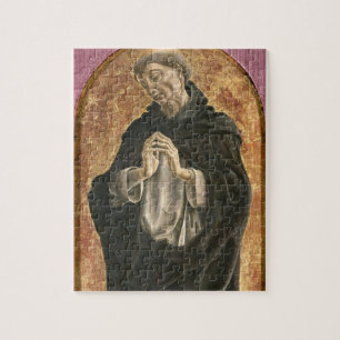 Saint Dominic (tempera on panel) Jigsaw Puzzle