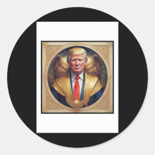 Saint Donald Classic Round Sticker