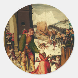 Saint  Dorothy of Caesarea Classic Round Sticker
