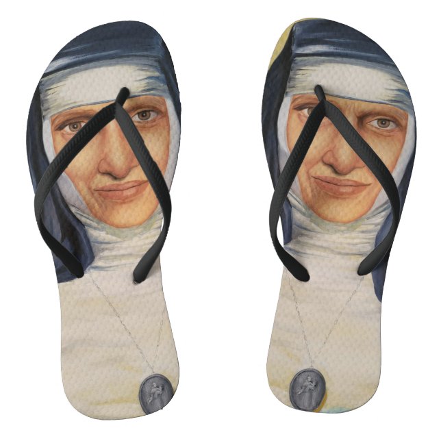 Saint Dulce of the Poor Flip Flops (Footbed)