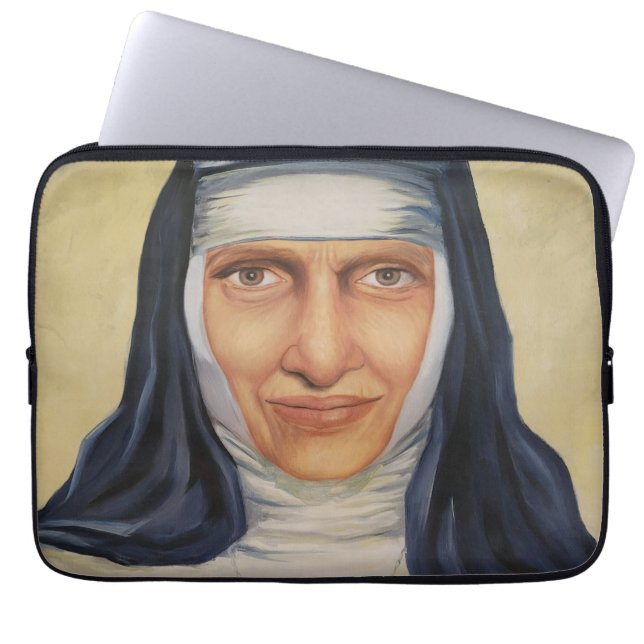 Saint Dulce of the Poor Laptop Sleeve (Front)