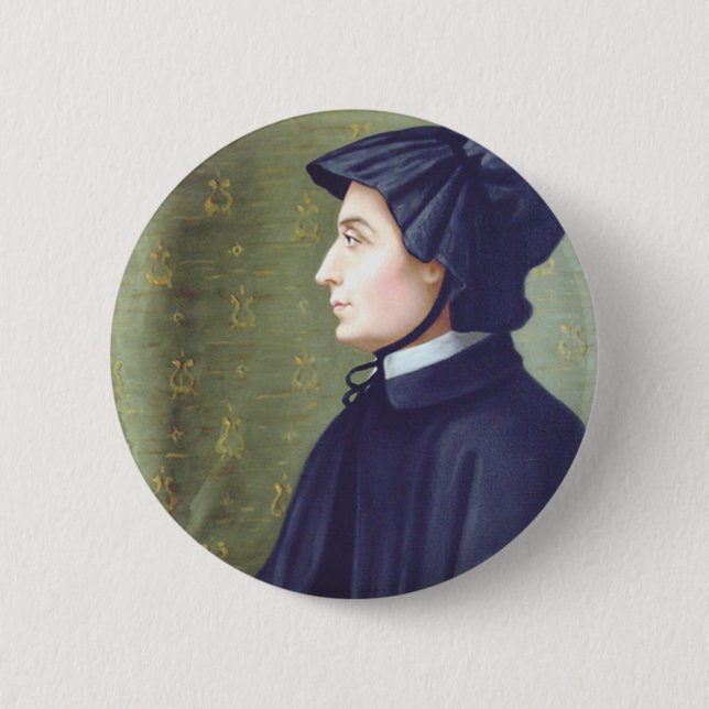 Saint Elizabeth Ann Seton 2 Inch Round Button (Front)