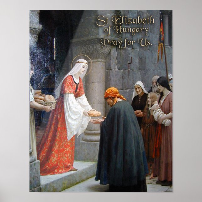 Saint Elizabeth of Hungary Poster (Front)