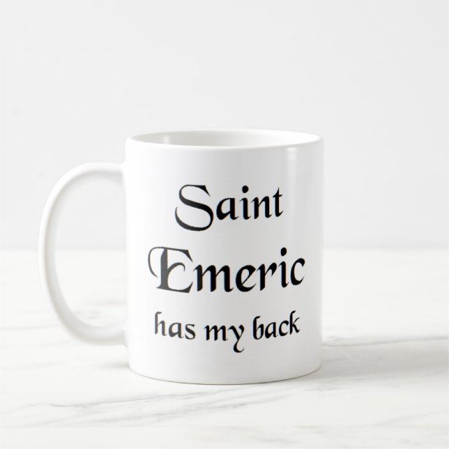 saint emeric coffee mug (Left)