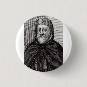 Saint Ephrem the Syrian Christian theologian 1 Inch Round Button