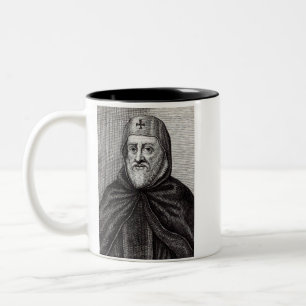 Saint Ephrem the Syrian Christian theologian Two-Tone Coffee Mug