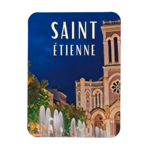 Saint-Étienne Photo Vintage  Magnet