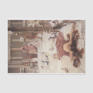 Saint Eulalia, by John William Waterhouse - 1885 Tissue Paper