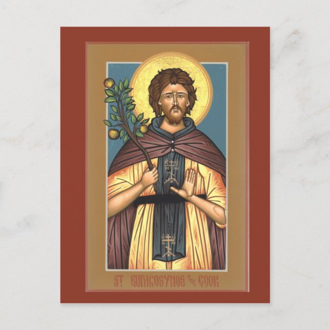 Saint Euphrosynos la carte de prière Cook (Devant)