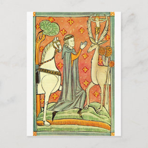 Saint Eustachius Apostle of the Ardennes Postcard