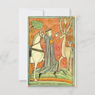 Saint Eustachius Apostle of the Ardennes Thank You Card
