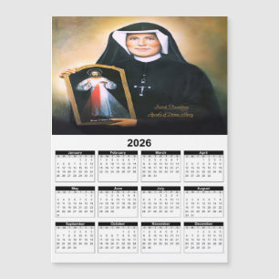 Saint Faustina, Divine Mercy 2026 Calendar