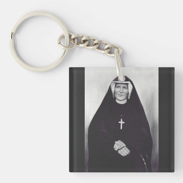 Saint Faustina Kowalska  Keychain (Front)