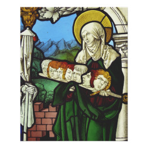 Saint Felicitas and the heads of her seven sons Poster