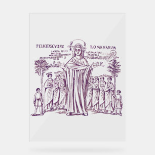 Saint Felicitas of Rome and seven sons Acrylic Sign