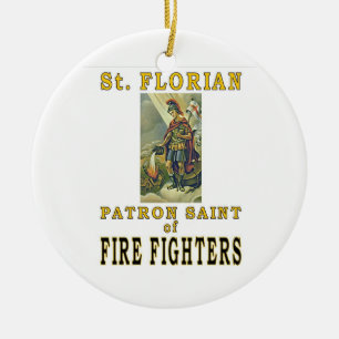SAINT FLORIAN CERAMIC ORNAMENT