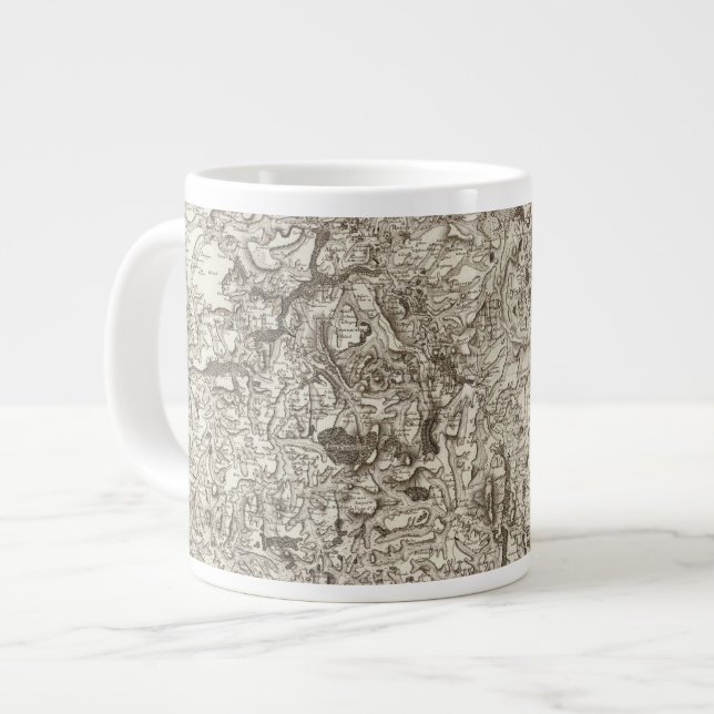 Saint Flour Large Coffee Mug (Front Left)