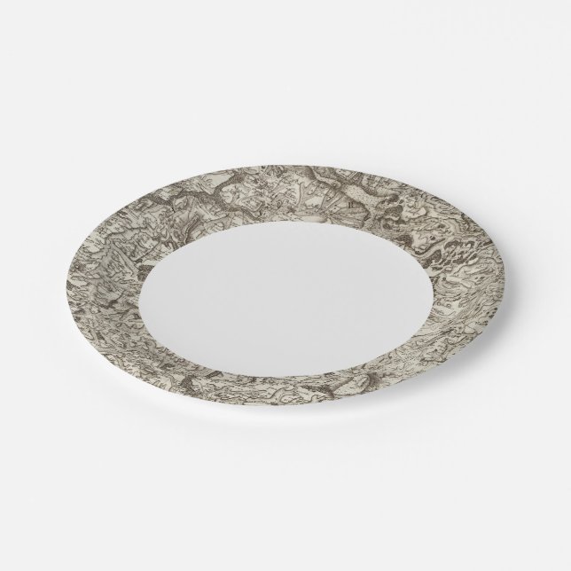 Saint Flour Paper Plate (Angled)