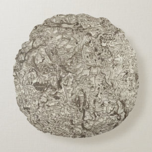 Saint Flour Round Pillow