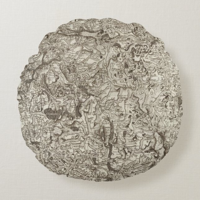 Saint Flour Round Pillow (Front)