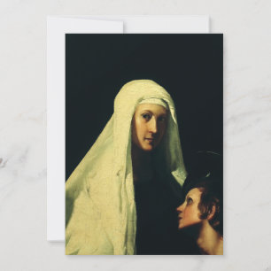 Saint Frances of Rome by Giovanni Antonio Galli Invitation