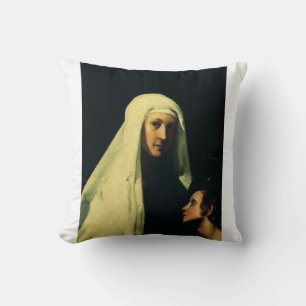 Saint Frances of Rome by Giovanni Antonio Galli Throw Pillow