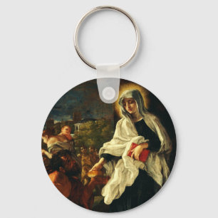 Saint Frances of Rome Keychain