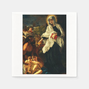 Saint Frances of Rome Napkin