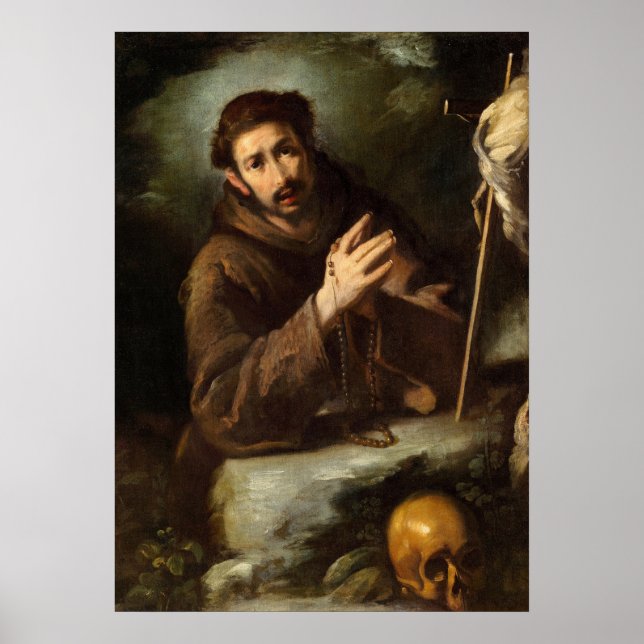 Saint Francis - Bernardo Strozzi Fine Art Poster (Front)