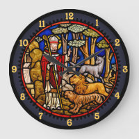Saint Francis Blessing Beasts Wall Clock