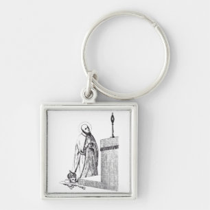 Saint Francis Borgia Duke of Gandía Keychain