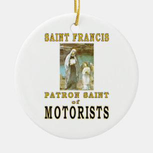 SAINT FRANCIS CERAMIC ORNAMENT